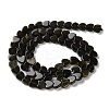 Natural Golden Sheen Obsidian Beads Strands G-M403-A46-02-3