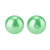 Pearlized Glass Pearl Round Beads HY-PH0001-8mm-008-3