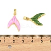 Brass Enamel Pendants KK-I477-07G-4