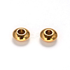 Flat Round Ion Plating(IP) 304 Stainless Steel Spacer Beads X-STAS-M237-02-1