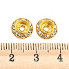 Brass Crystal Rhinestone Beads RB-F035-06A-G-3