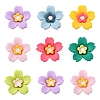 70Pcs 7 Colors Opaque Resin Cabochons CRES-CJ0001-52-4