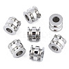 Non-Tarnish 316 Surgical Stainless Steel European Beads STAS-N097-067P-1
