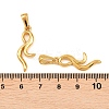304 Stainless Steel Pendants STAS-P438-30G-3