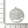 Non-Tarnish 304 Stainless Steel Pendants STAS-K270-46P-3