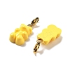Bear Resin Pendant Decorations STAS-M092-01G-02-2