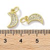 Rack Plating Brass Micro Pave Cubic Zirconia Pendants KK-Z039-21G-3