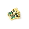 Brass Micro Pave Cubic Zirconia Pendants KK-Z101-02G-01-2