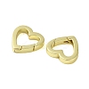 Brass Spring Gate Rings KK-B089-06G-2