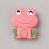 Frog Food Grade Eco-Friendly Silicone Focal Beads LS-SIL-WH0006-29C-1
