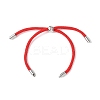 3Pcs 3 Colors Nylon Round Cord Slider Bracelet Making AJEW-JB01461-2