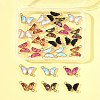 24Pcs 6 Colors Alloy Glass Connector Charms FIND-FS0003-51-8