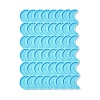 Letter/Number/Constellation Pattern DIY Crescent Moon Pendant Silicone Molds LS-SIMO-C007-03-1