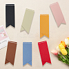 7Pcs 7 Colors PU Leather Bookmarks AJEW-CL0001-21-7