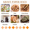 40Pcs 4 Styles Kraft Paper Bags CARB-TA0001-12D-9