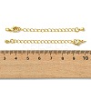 SHEGRACE Brass Curb Chain Extender XGR0146G-163G-3