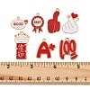 7Pcs 7 Styles Alloy Enamel Pendants ENAM-FP0003-14-5