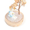 Natural Yellow Quartz Chips Tree of Life Decorations DJEW-B013-03F-3