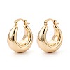 Brass Hoop Earrings KK-T080-94G-1