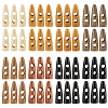 80Pcs 8 Colors 2-Hole Wood Buttons WOOD-GF0002-35C-1