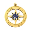 Ion Plating(IP) 304 Stainless Steel Pendants STAS-O003-11G-1