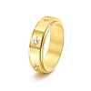 Rotatable Stainless Steel Finger Ring PW-WGC6D1D-26-1