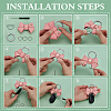 Bowknot Keychain Making Kit DIY-FG0007-48-3