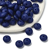 100Pcs Food Grade Eco-Friendly Silicone Beads SIL-YW0001-84B-1