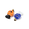 Handmade Lampwork Pendants LAMP-A007-01G-02-2