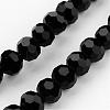 Transparent Glass Bead Strands GLAA-G013-4mm-71-3