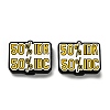Word 50% IDK 50% IDC Food Grade Eco-Friendly Silicone Focal Beads SIL-I007-07-1
