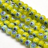 Round Millefiori Glass Beads Strands LK-P001-M-2