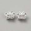 Butterfly Alloy Rhinestone Hair Fastener for Women Girls Hairstyling OHAR-WH0011-56A-1