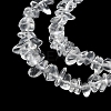Spray Painted Transparent Glass Beads Strands GLAA-P060-01A-14-3