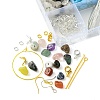 DIY Natural & Synthetic Mixed Stone Chips Jewelry Set Making Kit DIY-FS0005-87-3