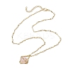 3Pcs 3 Sizes 304 Stainless Steel Wavy Bar Link Chain Macrame Pouch Necklace Making NJEW-JN05064-5