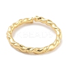 Rack Plating Brass Open Cuff Rings for Women RJEW-Z059-09G-2