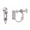 Brass Screw Clip-on Earring Converters Findings KK-N229-01C-3
