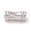 304 Stainless Steel Magnetic Clasps with Glue-in Ends STAS-E006-11-2