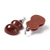 Synthetic Goldstone Pendants G-E135-01P-02-3