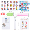 DIY Diamond Painting Stickers Kits For Kids DIY-SC0011-46-2