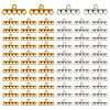 80Pcs 2 Colors Tibetan Style Alloy Chandelier Component Links FIND-GO0003-11B-1