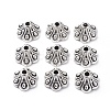 Tibetan Style Bell Filigree Bead Caps TIBE-A23845-AS-LF-1