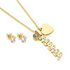 Mother's Day 304 Stainless Steel Jewerly Sets WG62052-01-1