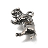 Retro 304 Stainless Steel Pendants STAS-L284-16AS-06-2