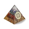 Orgonite Pyramid Resin Energy Generators DJEW-D013-04C-2