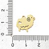 Animal Theme 304 Stainless Steel Pendants LS-STAS-D213-02A-G-3
