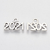 Tibetan Style Alloy Charms LS-TIBE-T010-36AS-RS-2