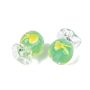 Inner Flower Handmade Lampwork Beads LAMP-Q039-13E-3
