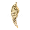 304 Stainless Steel Big Pendants STAS-R116-05G-1